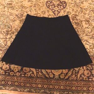 Navy blue knit weave skirt